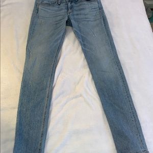 Never worn rag and bone light, HABOUR wash jean